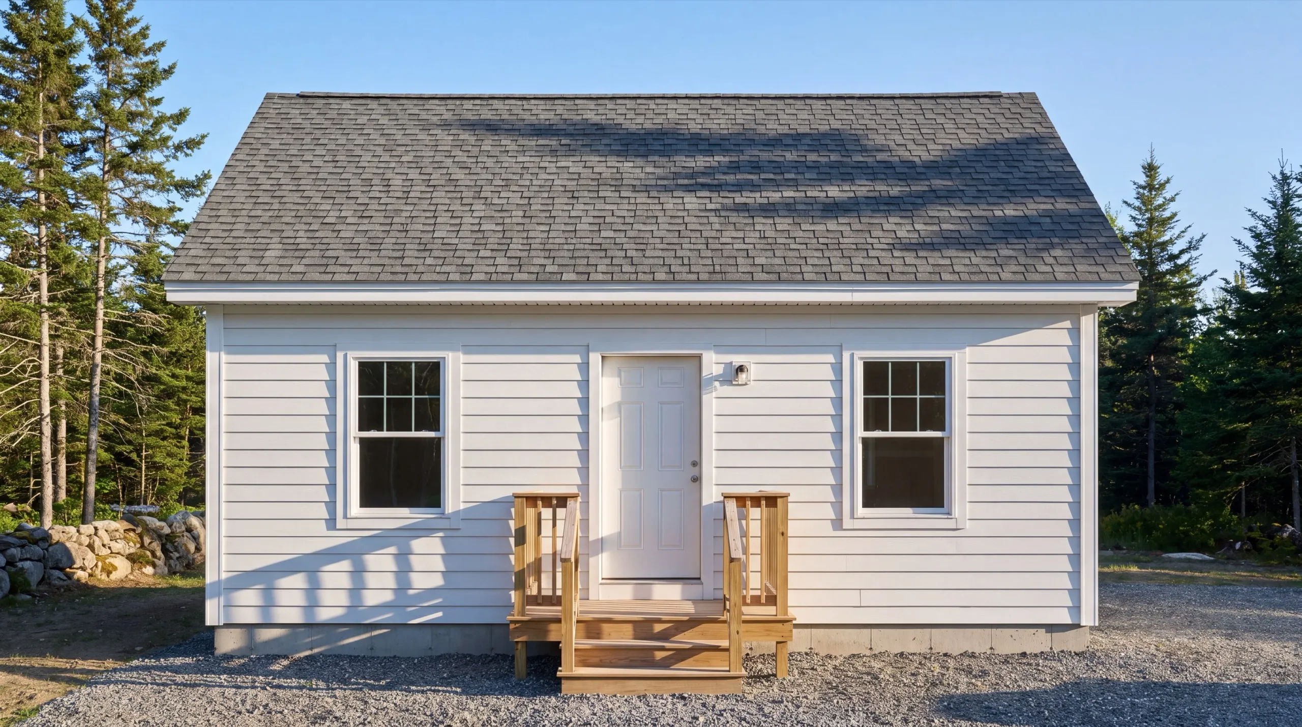 ADU builder in Central Maine framing an accessory dwelling unit