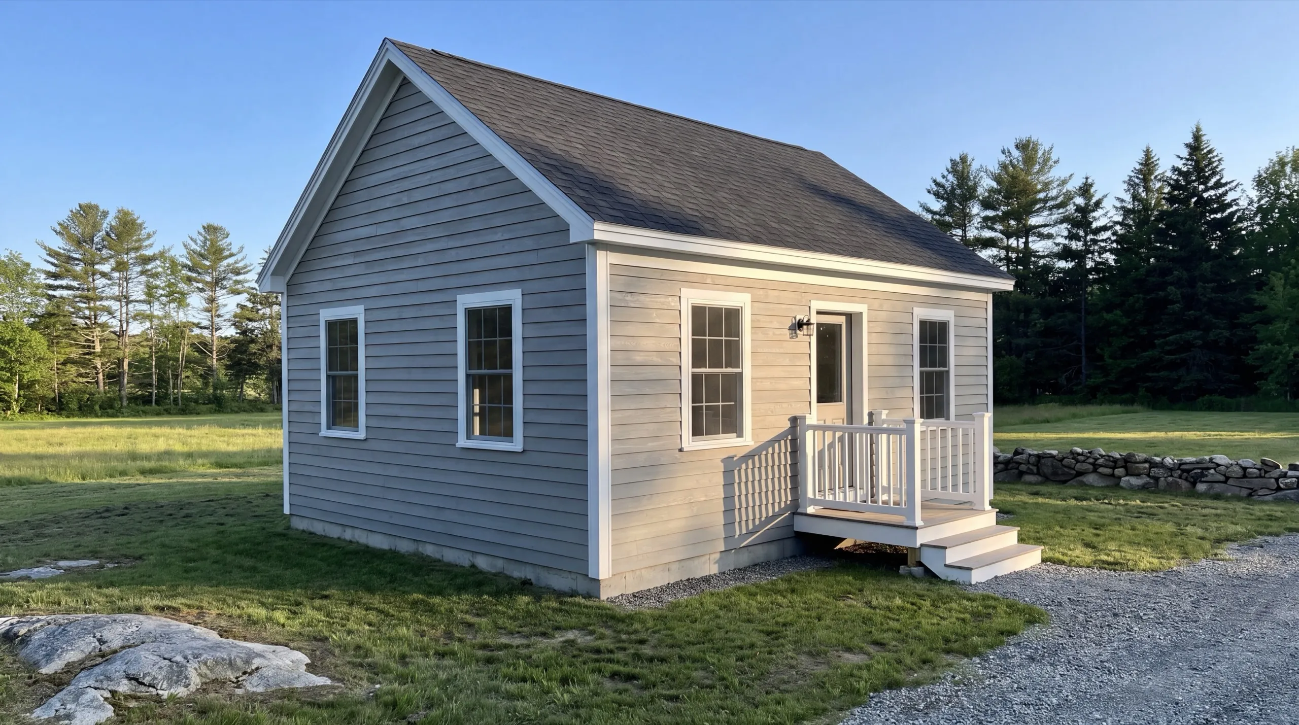 ADU builder in Litchfield, ME, framing an accessory dwelling unit