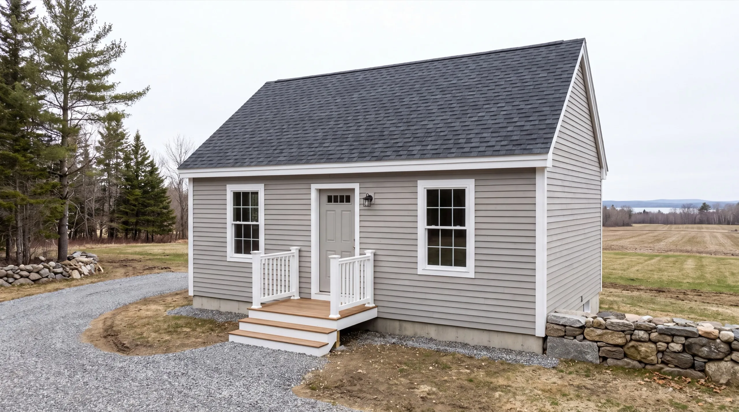 ADU builder in Sidney, ME, framing an accessory dwelling unit