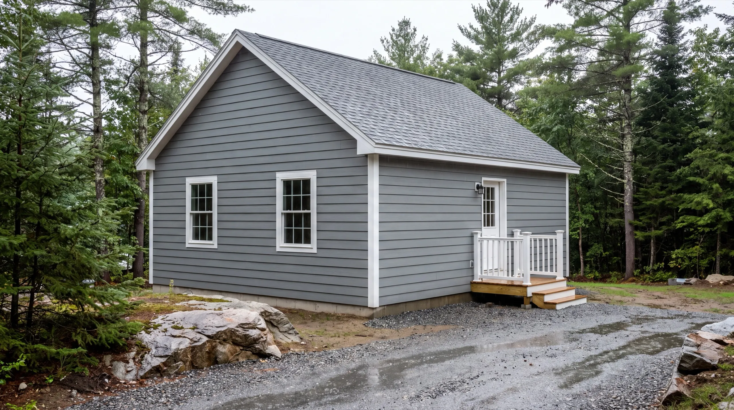 ADU builder in Winthrop, ME, framing an accessory dwelling unit