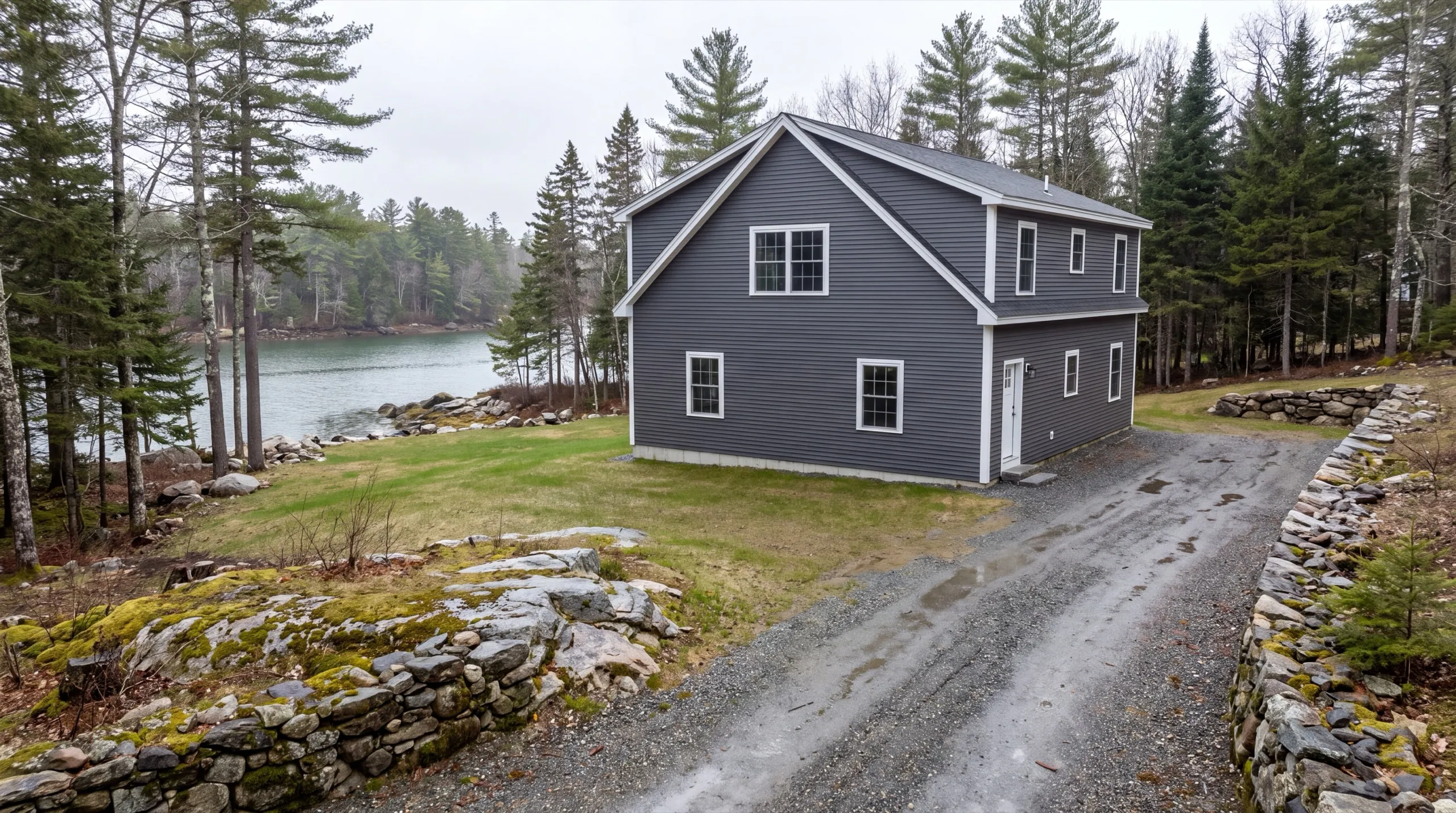 finished exterior siding on a Jefferson custom home