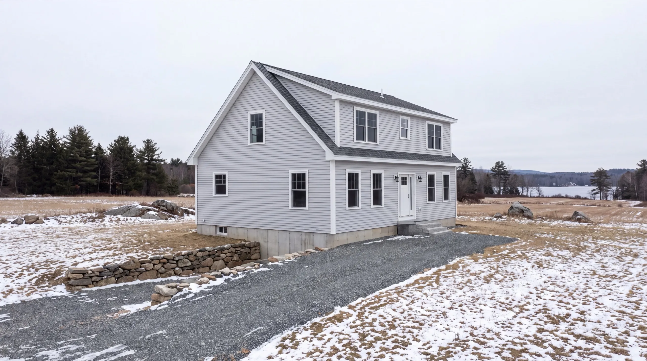finished exterior siding on a Sidney custom home