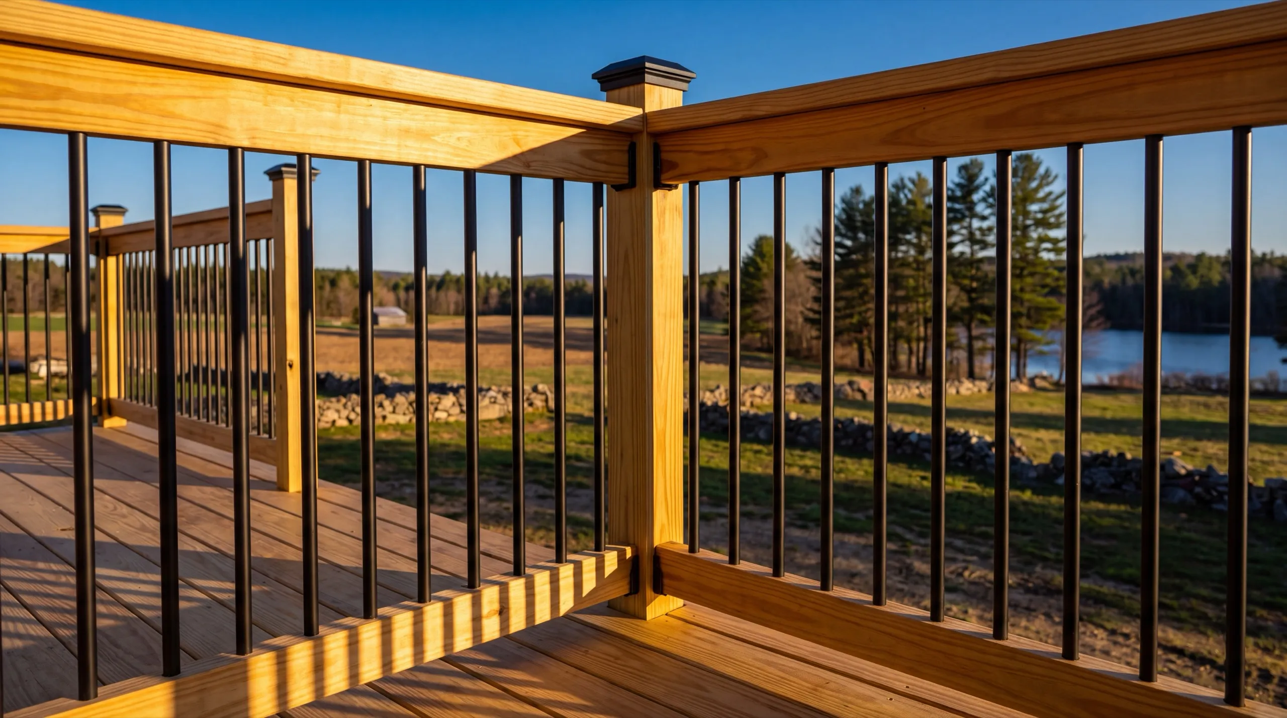 deck railing installation in Litchfield