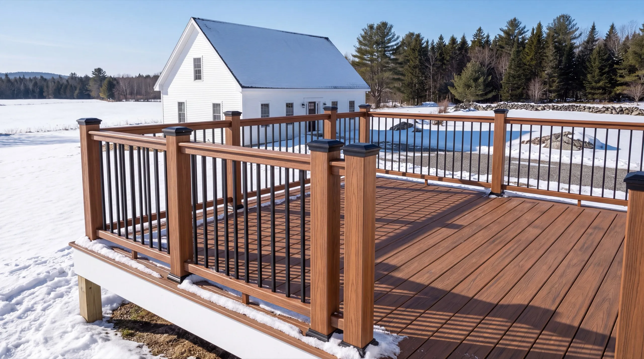 deck railing installation in Sidney