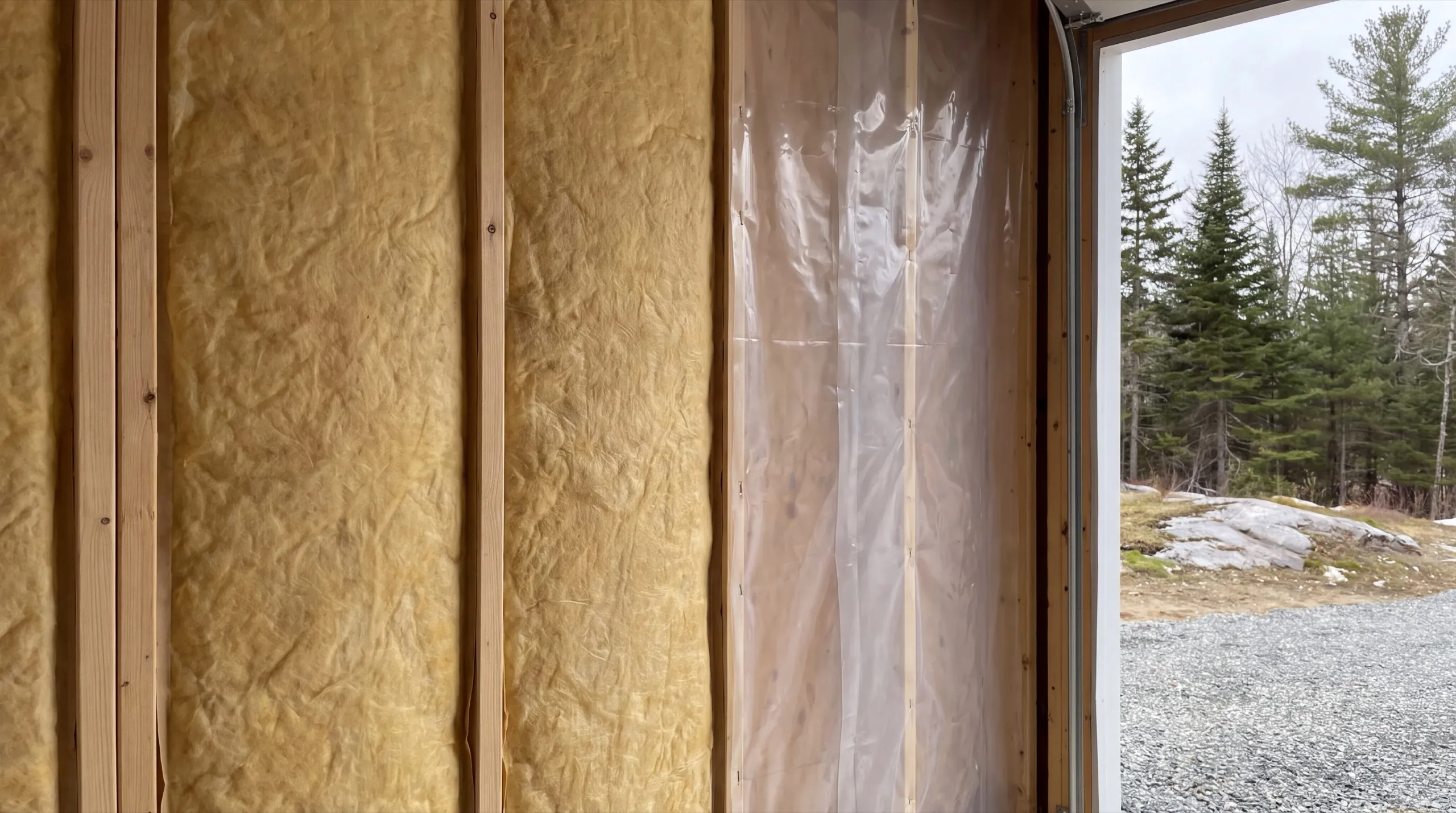 insulation and drywall upgrade during a Dresden garage remodel