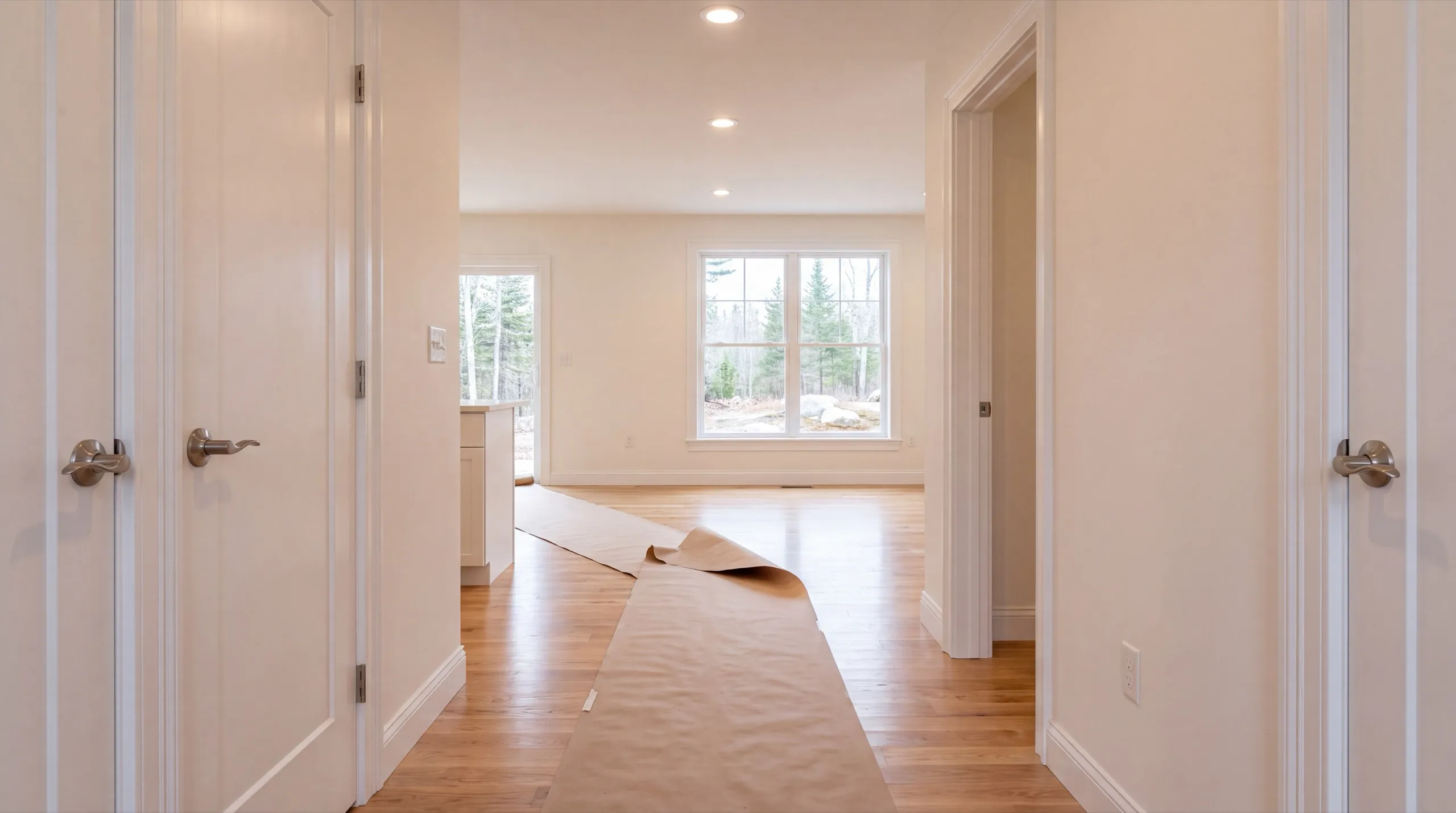 general contractor walking a Dresden homeowner through a finished project