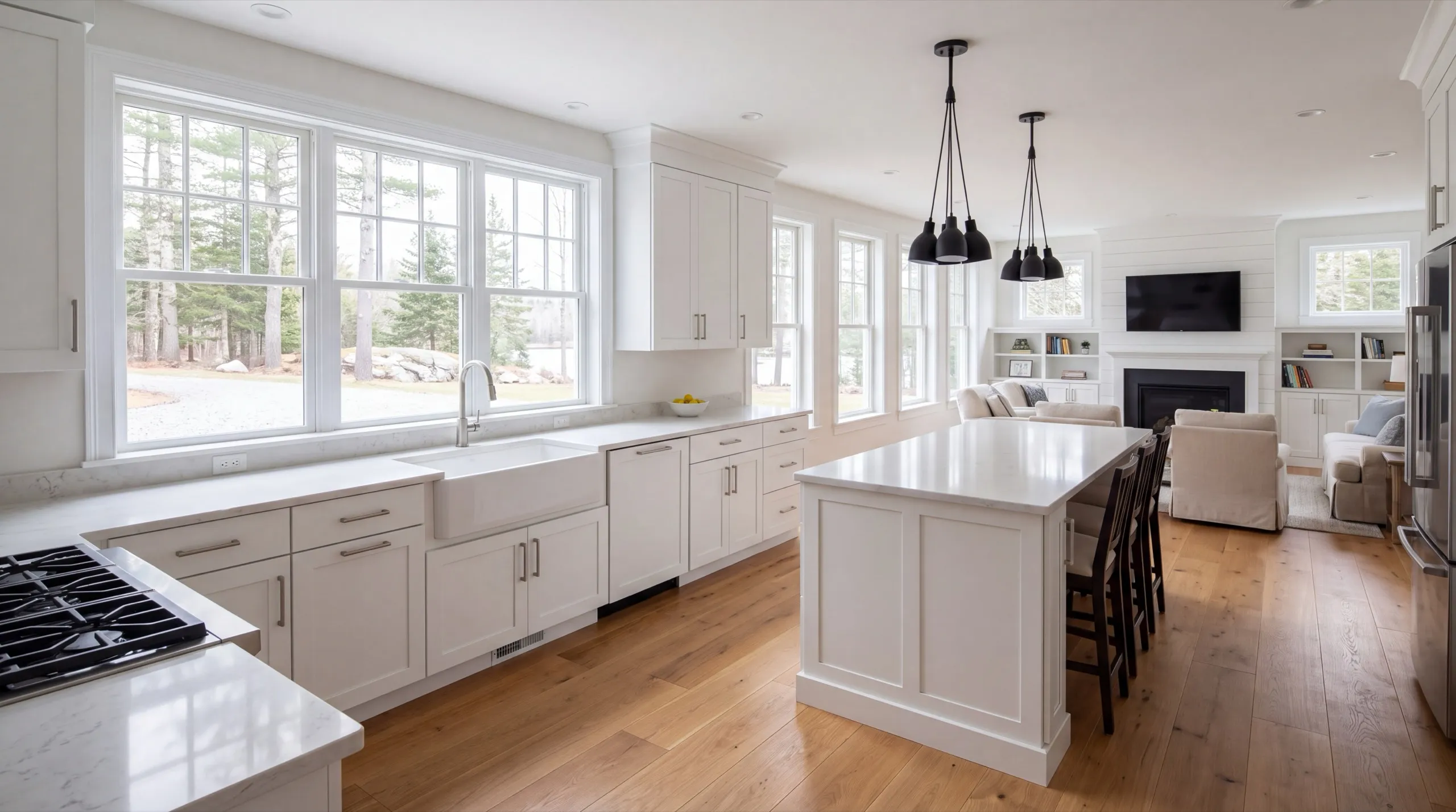 remodeling in Richmond, ME, kitchen renovation in progress
