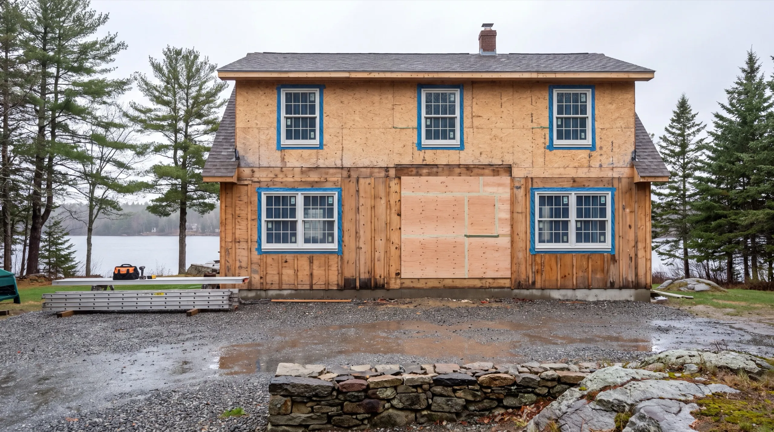 old siding removal on a Richmond home