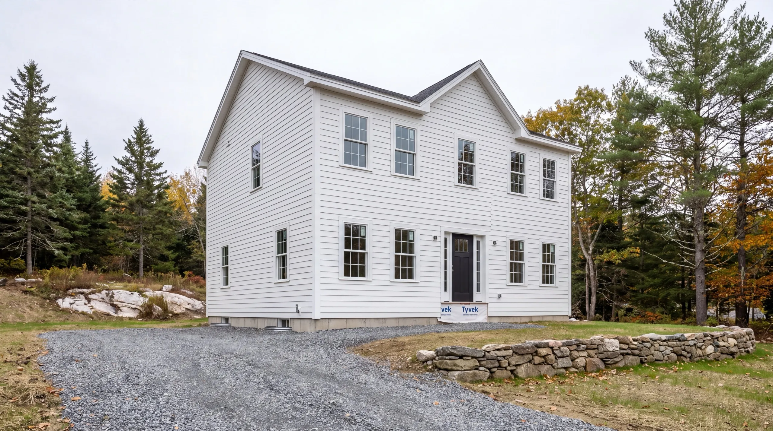 new siding installation in progress in West Gardiner