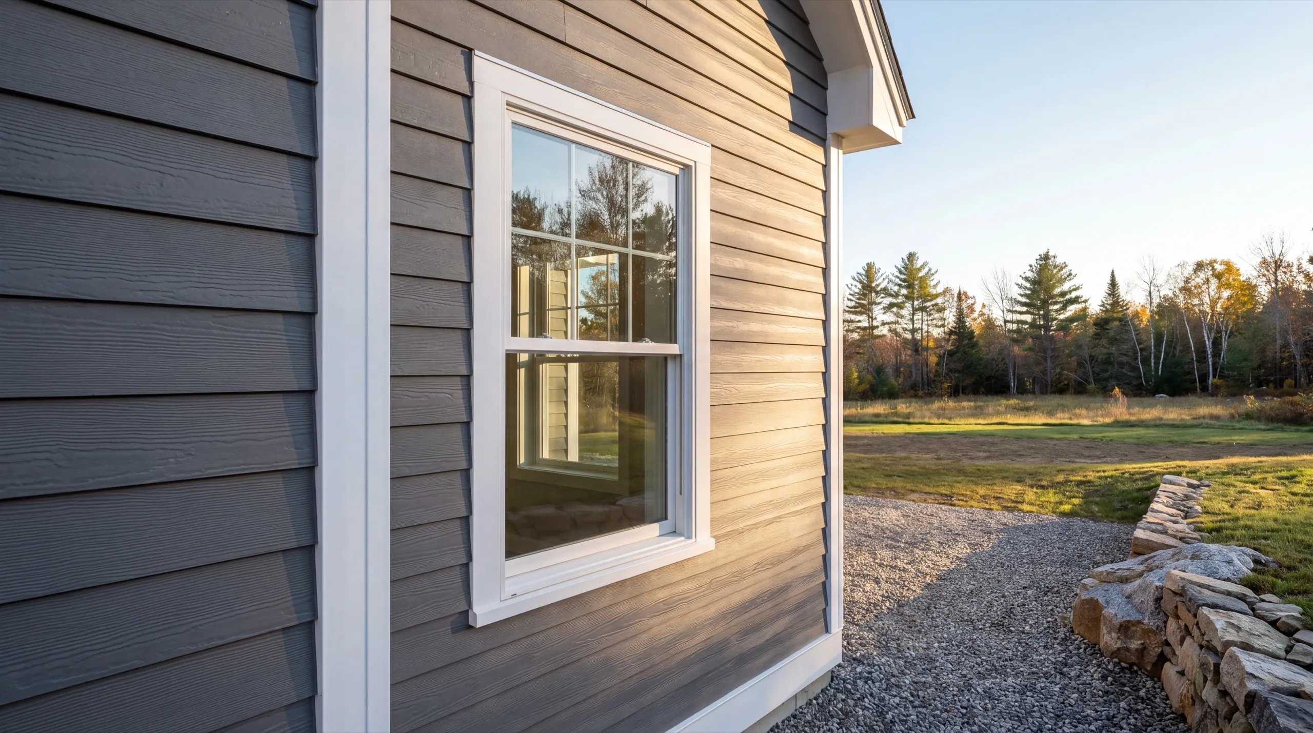 trim and flashing detail on a Windsor siding job