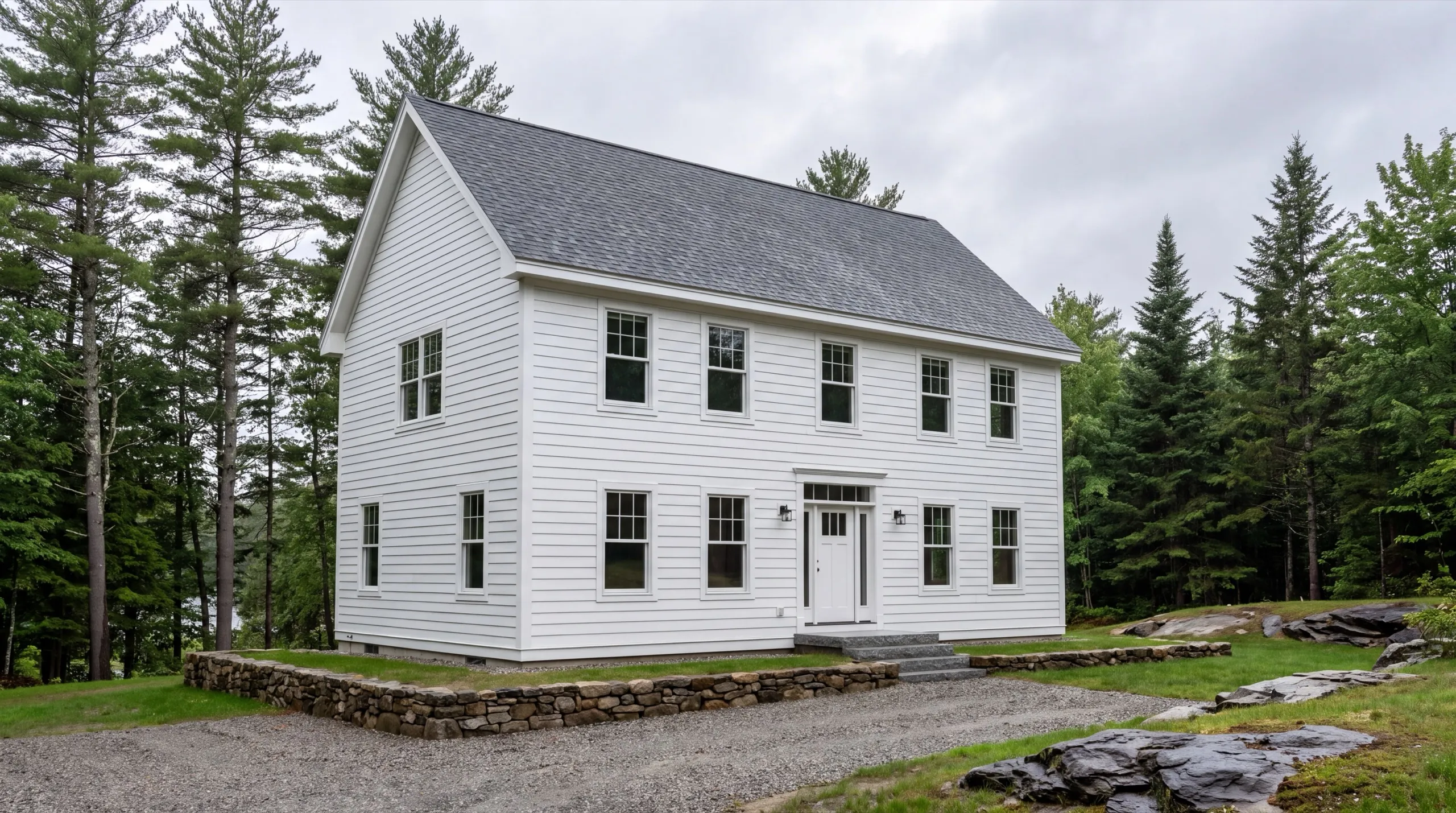 finished siding exterior on a Winthrop home